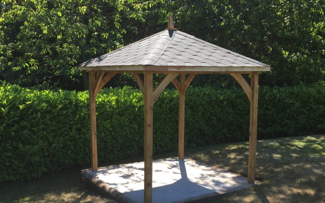 Oak Framed Gazebo Kidderminster Golf Club, Worcestershire
